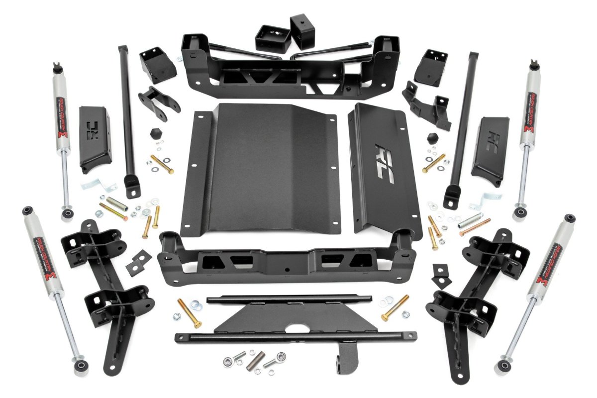 GMC K1500 Suspension Lift Kit - Rough Country - 4 Inch Lift Kit | M1 - '88-'99
